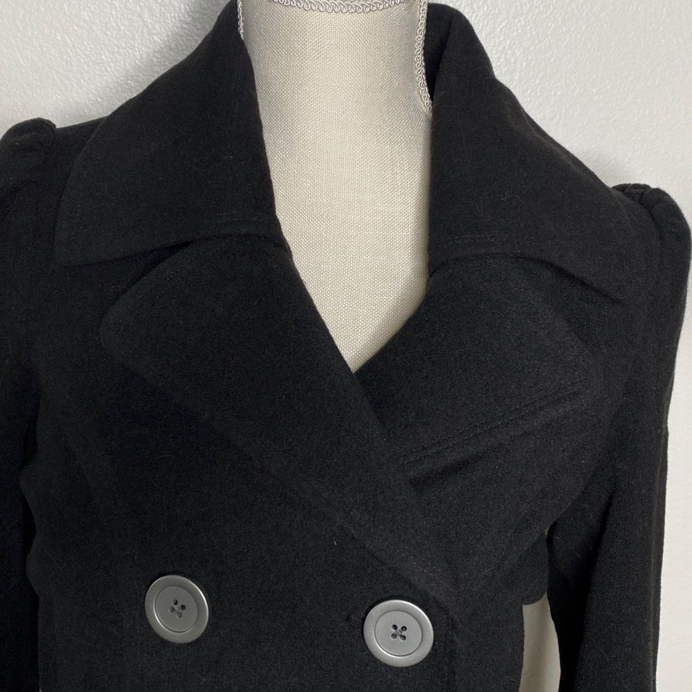 EUC STS Blue double breasted black jacket size M